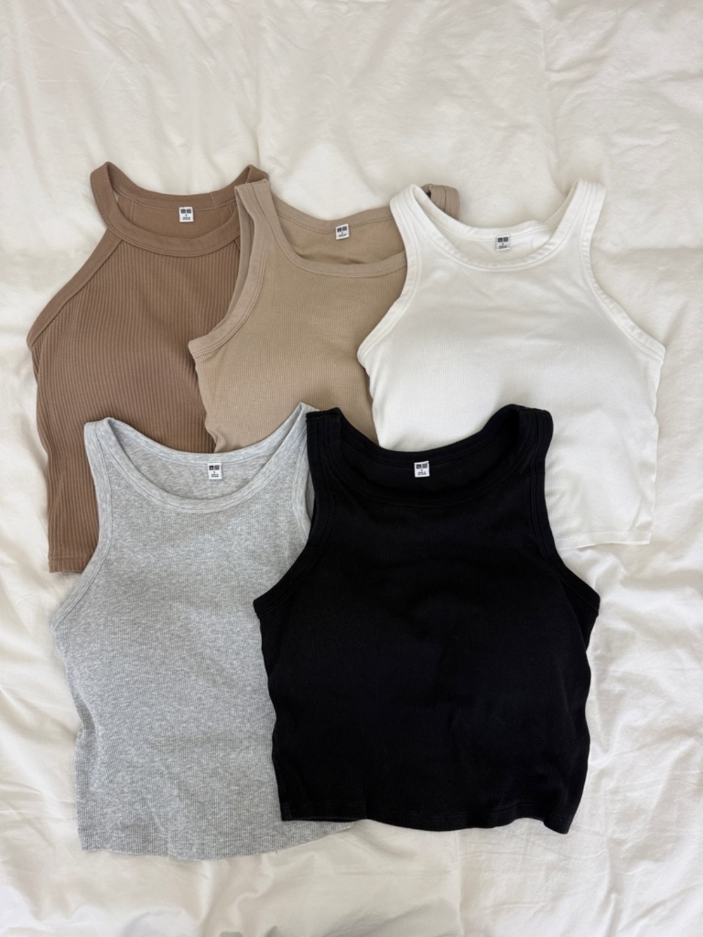 Uniqlo Padded Tank Top Bundle of 5